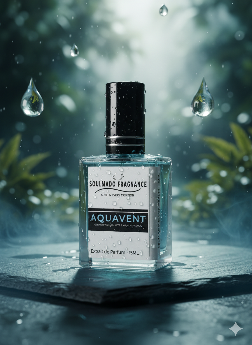 SOULMADO AQUAVENT Extrait De Parfum 15ML | Fresh Aquatic Scent