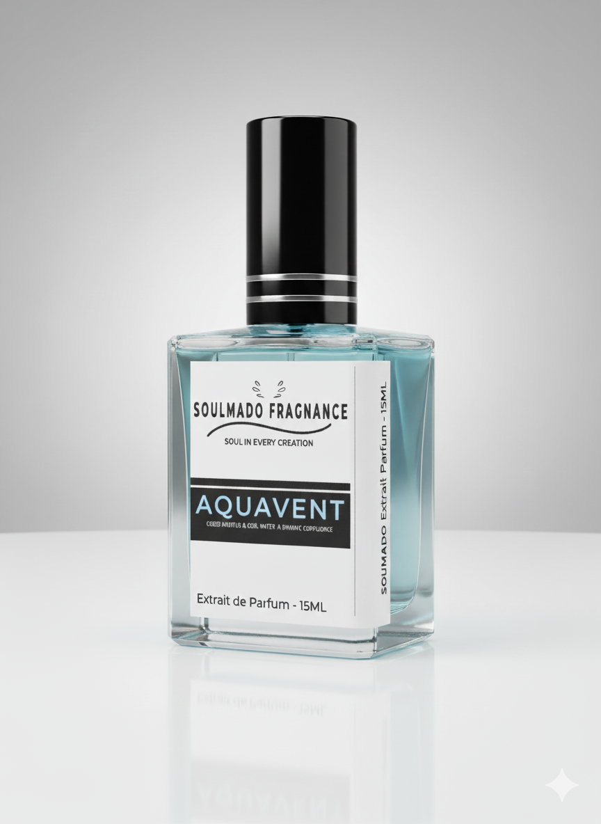 SOULMADO AQUAVENT Extrait De Parfum 15ML | Fresh Aquatic Scent