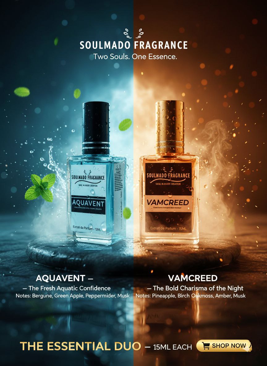 SOULMADO Combo: AQUAVENT × VAMCREED | Signature Perfume Duo