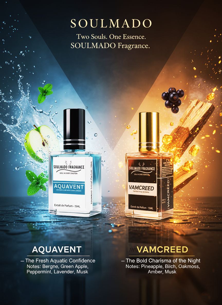 SOULMADO Combo: AQUAVENT × VAMCREED | Signature Perfume Duo